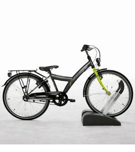 Mobiler BikeClip Essential Fahrrad-Ständer Fahrradhalterung zum freistehenden Abstellen von Fahrrädern Rad-Ständer 48,5x36x24cm Anthrazit