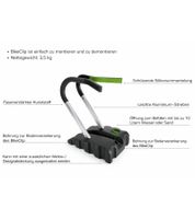 Mobiler BikeClip Essential Fahrrad-Ständer Fahrradhalterung zum freistehenden Abstellen von Fahrrädern Rad-Ständer 48,5x36x24cm Anthrazit