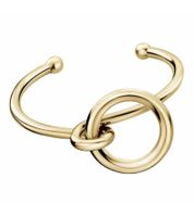 Elegante bracciale rigido da donna Calvin Klein Clinc in acciaio inossidabile, taglia XS, oro rosa, argento o oro