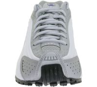Innovative NIKE Shox R4 Women's Low-Top Sneakers with Shox Technology - Sports Shoes, Running Shoes - Black/Silver, Black/Gray, or White/Silver