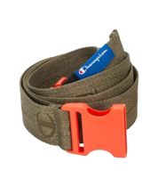 Champion Belt for Men and Women - Modern Everyday Belt with Brand Logo - 123 cm or 150 cm - Olive Green or Red