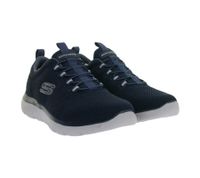 Practical SKECHERS Summits Men's Sneakers with Memory Foam Low Slip-On Sports Shoes 232186 Navy/White or Black