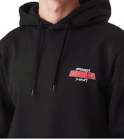 CAPSLAB X UFO Robot Grendizer Herren Kapuzen-Pullover mit Rücken-Print Baumwoll-Hoodie CL/GOL1/1/SW/GRE1 Schwarz