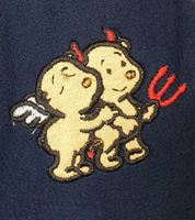 Weiche STEINBECK Kinder Kuschel-Hose für Jungen oder Mädchen aus Mikrofleece Jogginghose mit schöner Applikation Sweat-Hose Rot, Rosa oder Navy