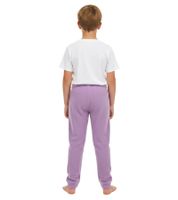 Weiche STEINBECK Kinder Kuschel-Hose für Jungen oder Mädchen aus Mikrofleece Jogginghose mit schöner Applikation Sweat-Hose Rot, Rosa oder Navy