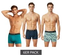6er Pack SCOTCH & SODA Herren Boxershorts mit Baumwoll-Stretch Unterwäsche Unterhose SSSP25M166645 Blau, Bunt, Schwarz, Rot