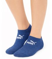 18 Pairs of PUMA Cotton Socks, Comfortable Sneaker Socks, Short Socks, Cotton Socks, Stockings 701213401 4142 Navy/Blue Heather/Royal Blue