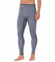 Pantalon de performance respirant TOPTEX PRO pour homme avec legging HydroTherm intégré, caleçon long, certifié OEKO-TEX Standard 100, bleu chiné