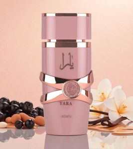 Lattafa Yara Elixir Eau de Parfum Femme Parfum Fruité-Floral à la Vanille 100ml Rose