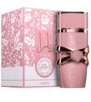Lattafa Yara Elixir Eau de Parfum da donna, fragranza fruttata-floreale con profumo corpo alla vaniglia, 100 ml, rosa