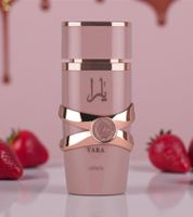 Lattafa Yara Elixir Eau de Parfum da donna, fragranza fruttata-floreale con profumo corpo alla vaniglia, 100 ml, rosa