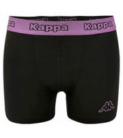 Pack de 6 calzoncillos bóxer Kappa para hombre con letras y logotipo 351K1JW ADM Negro/Violeta