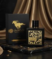 Lattafa Qaed Al Fursan Unisex Eau de Parfum Intense Oriental Body Fragrance for Women and Men 90ml Black/Gold