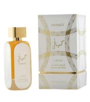 zeitloses Lattafa Hayaati Gold Elixir Unisex Eau de Parfum eleganter Körper-Duft für Damen und Herren 100ml Gold/Weiß