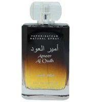 Lattafa Ameer Al Oudh Eau de Parfum Unisex 100 ml + Deodorante 50 ml Intensa Fragranza Corpo Orientale Marrone