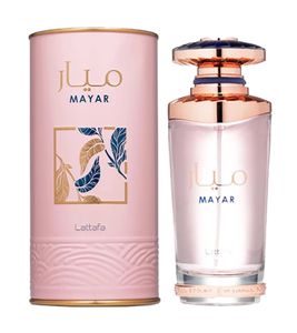 Lattafa Mayar Eau de Parfum da donna, fragranza fruttata e sensuale con vaniglia e muschio, profumo per il corpo, 100 ml, rosa