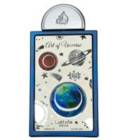 Lattafa Dynasty Platin Unisex Eau de Parfum Zitrus-aromatischer Körper-Duft für Damen und Herren 100ml Silber/Bunt