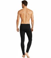Hautsympathische TOPTEX PRO Herren Winter Thermo Lange Unterhose mit ThermoTherm Leggings mit OEKO-TEX Standard 100 Arbeits-Unterhose Schwarz