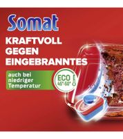 Somat Gold Dishwasher Tablets, 82 Tablets: Dishwasher tablets for sparkling clean dishes, even at low temperatures. Extra power against burnt-on food. Red/Multicolored.
