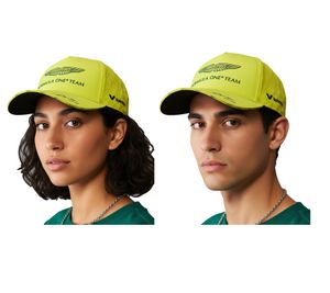 Casquette de baseball Formule 1 Fernando Alonso Aston Martin F1™ 2024, modèle Snapback, référence 701229246 002, jaune fluo