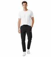 KangaROOS Lightweight Sports Pants for Men - Training Pants/Jogging Pants with Elastic Waistband and Drawstring - Black