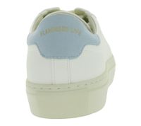 Baskets basses vegan FLAMINGOS LIFE Hampton Court pour homme, fabriquées au Portugal, blanc/bleu clair