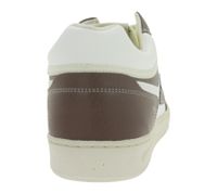 Baskets basses homme FLAMINGOS LIFE RETRO 86s, style rétro, fabriquées en Espagne, blanches et marron, pour un usage quotidien.