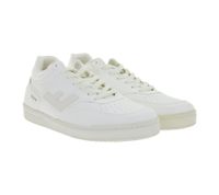 Baskets basses FLAMINGOS LIFE RETRO années 90 pour femmes, style urbain durable, fabriquées en Espagne, blanches.