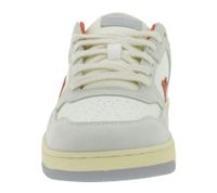 Baskets basses vegan SALINE pour femmes de Flamingos Life, fabriquées au Portugal, coloris gris/blanc/rouge