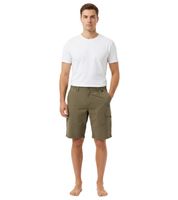 TRENTO Men's Cargo Shorts - Lightweight Casual Shorts with Logo Embroidery in Black, Olive Green, or Beige