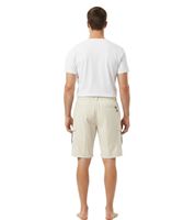 TRENTO Men's Cargo Shorts - Lightweight Casual Shorts with Logo Embroidery in Black, Olive Green, or Beige