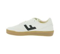 Baskets basses vegan FLAMINGOS LIFE Stadium pour homme et femme, fabriquées en Espagne, blanc cassé/noir