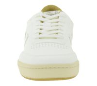 Baskets basses vegan FLAMINGOS LIFE Stadium pour homme et femme, beige/marron, fabriquées en Espagne.