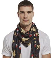 Pokémon Fan Merchandise Colorful Unisex Pokémon Scarf for Everyday Wear & Cosplay Summer Scarf SF2L7JPOK Black