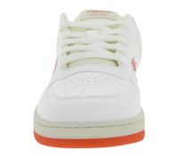 Baskets basses unisexes et écoresponsables FLAMINGOS LIFE SALINE, fabriquées au Portugal, coloris blanc/beige/rouge.