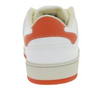 Baskets basses unisexes et écoresponsables FLAMINGOS LIFE SALINE, fabriquées au Portugal, coloris blanc/beige/rouge.