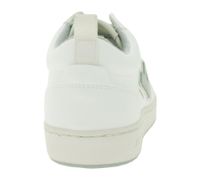 Baskets basses vegan FLAMINGOS LIFE Roland V10 pour femme et homme, coloris blanc cassé/gris, fabriquées en Espagne.