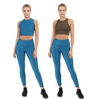 Reggiseno sportivo leggero SLEEX sostenibile da donna - Reggiseno da allenamento con cuciture piatte 44053 - Blu, Beige o Nero