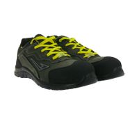 Zapatos de seguridad GARSPORT G1Pro Low S3S ESD para hombre y mujer con suela Cyclone de PU, zapatos de trabajo con cordones MGDS1050028 2543 Gris oscuro/Negro/Amarillo