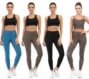 nachhaltige SLEEX Lightweights Soft Leggings Damen Sport-Hose mit flachen Nähten Trainings-Pants 44051 Blau, Braun, Schwarz oder Leo-Braun
