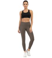 Sustainable SLEEX Lightweights Soft Leggings Women's Sports Pants with Flat Seams Training Pants 44051 Blue, Brown, Black, or Leopard Brown