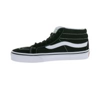 Baskets montantes VANS SK-8 Mid Reissue pour femme, en cuir véritable, style rétro, idéales pour le skate, semelle gaufrée en caoutchouc VN0A391F6BT Noir/Blanc