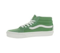Sneakers VANS SK-8 Mid Reissure in vera pelle da donna e uomo, modello mid-top in stile old-school, scarpe da skate, suola waffle in gomma VN0A391FV0N Verde/Bianco