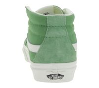 Sneakers VANS SK-8 Mid Reissure in vera pelle da donna e uomo, modello mid-top in stile old-school, scarpe da skate, suola waffle in gomma VN0A391FV0N Verde/Bianco