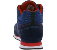 Zapatos de seguridad GARSPORT Monza 2.0 Mid 1 S1PS para hombre y mujer con suela de goma Michelin Heritage EVA/HRO, botas de trabajo de piel auténtica, GDS1090023 2426 Azul