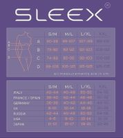 SLEEX Slip Modellanti da Donna a Compressione Media, Slip Contenitivi per la Pancia 44039-001 Nero