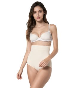 SLEEX Slip modellanti a vita alta da donna con elevata compressione, modellante, 44035-006 Nude-Beige