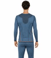 3er Sparpack Praktisches TOPTEX PRO Herren Funktions-Shirt mit HydroTherm Kurzarm-Shirt Sport-Shirt mit OEKO-TEX Standard 100 Arbeits-Shirt meliert Blau oder Grau