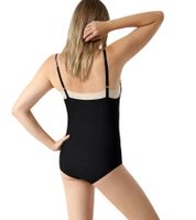 Figurformendes SLEEX Damen Shapewear-Body mit Kompressionszonen Bodysuit mit verstellbaren Trägern 4402 in Beige oder Schwarz