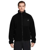 NIKE Jordan Flight Mountainside Herren Fleece-Jacke mit Stehkragen Fell-Jacke Übergangs-Jacke FV7448-010 Schwarz